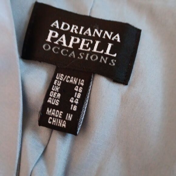 Adrianna Papell Occasions Dressy Dress. Soft Girl, Quiet Elegance, Two-Piece - Picture 12 of 16